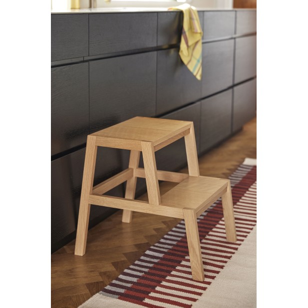 Taburete ALP, Roble Natural - Hübsch Taburete ALP, Roble Natural - Hübsch