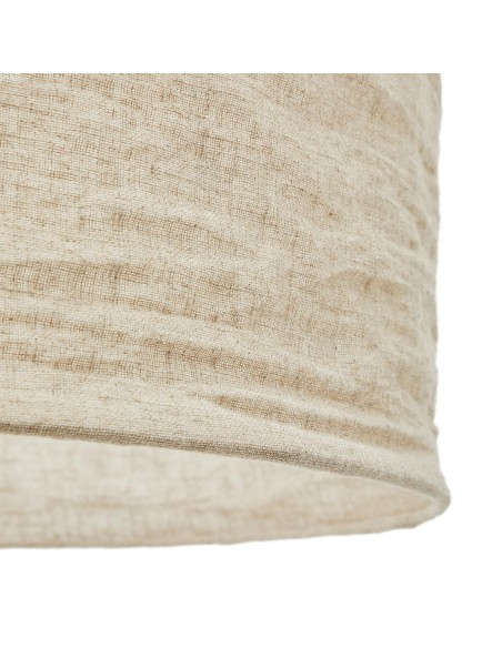 Pantalla para lámpara de techo Mariela de lino con acabado beige Ø 80 x 40 cm - Kave Home