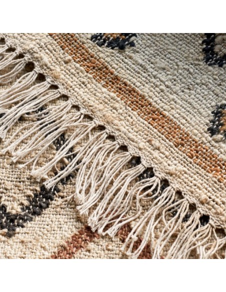 Alfombra HDKESH 170x40 cm, Yute / Algodón Beige - House Doctor