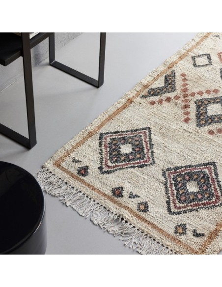 Alfombra HDKESH 170x40 cm, Yute / Algodón Beige - House Doctor
