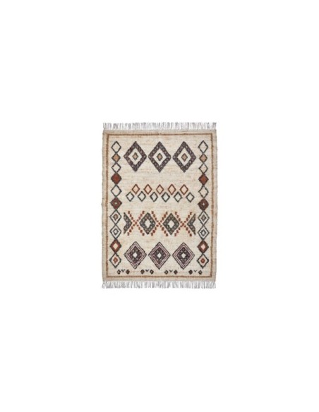 Alfombra, HDKESH 200x140cm Yute / Algodón Beige House Doctor 205080700