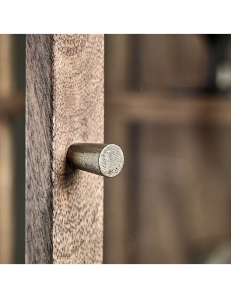 Vitrina HDMONTRE 40x80 cm, Mango Marrón Antiguo / Cristal - House Doctor