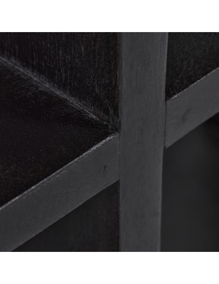 Estantería HDSET 100x80 cm, Mango Negro - House Doctor