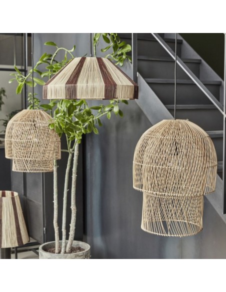 Pantalla para Lámpara HDGETTI Ø40 cm, Ratán Natural - House Doctor