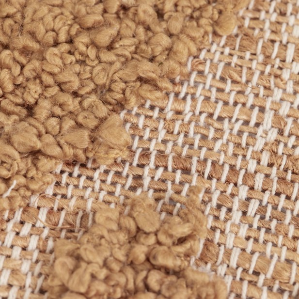 Alfombra HDGET 200x140 cm, Marrón -...