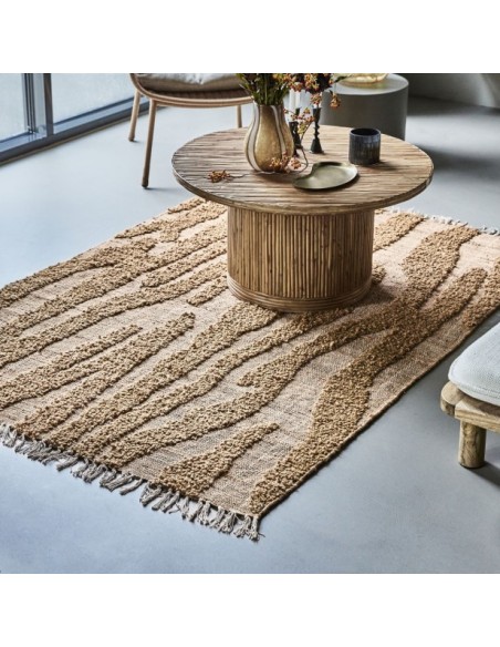 Alfombra HDGET 200x140 cm, Marrón - House Doctor