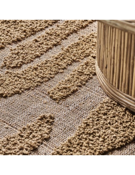 Alfombra HDGET 200x140 cm, Marrón - House Doctor