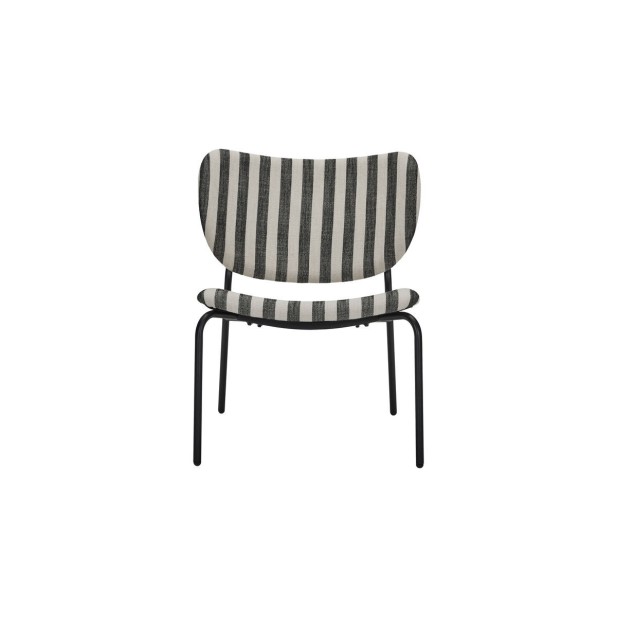 Sillón HDLONGA, Metal / Textil Negro...