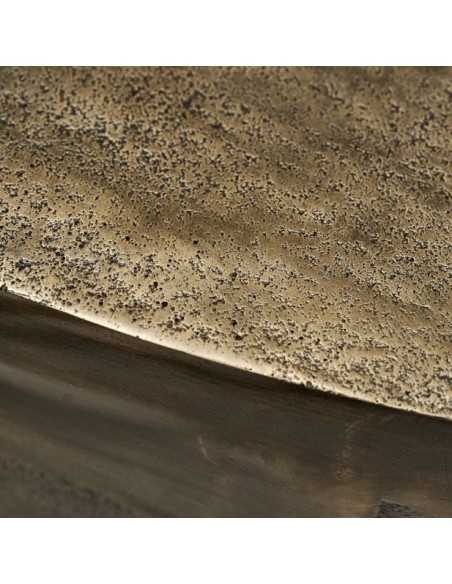 Mesa de Centro HDROTA 100x60 cm, Latón Antiguo - House Doctor