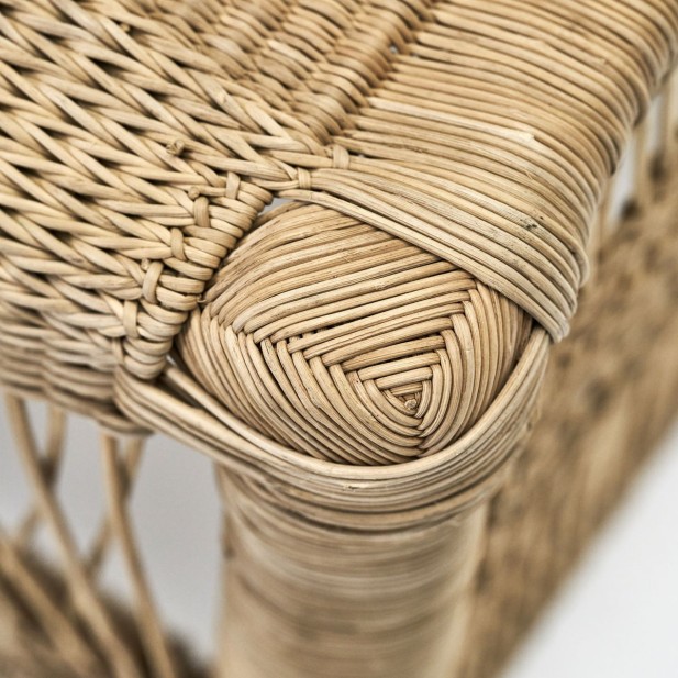 Taburete Bajo HDRIKA, Madera / Ratán...