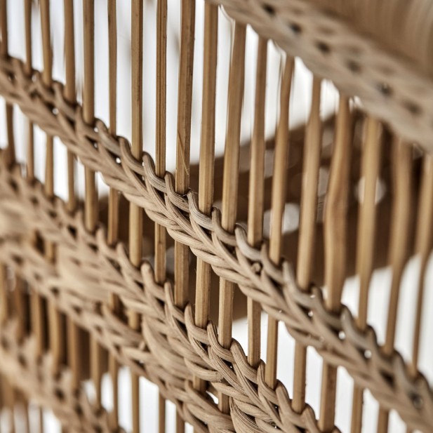 Taburete Bajo HDRIKA, Madera / Ratán...