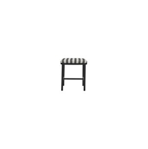 Taburete Bajo HDTODA, Textil Negro / Blanco - House Doctor. 209343043