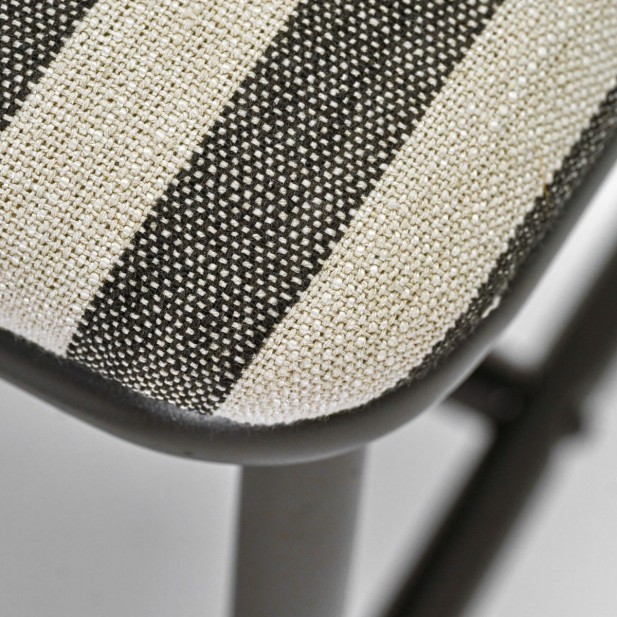 Taburete Bajo HDTODA, Textil Negro /...