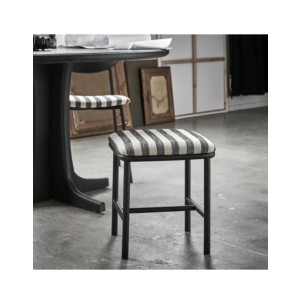 Taburete Bajo HDTODA, Textil Negro / Blanco - House Doctor. 209343043 2