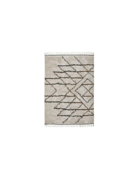 Alfombra HDINDI 200x140cm, Algodón Blanco Roto- House Doctor 206230051