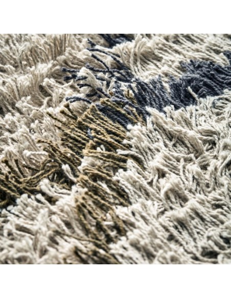 Alfombra HDINDI 200x140 cm, Algodón Blanco Roto - House Doctor