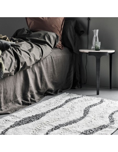 Alfombra HDMUZO 180x90 cm,  Algodón Beige - House Doctor