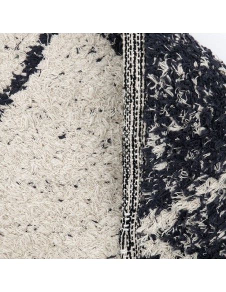 Alfombra HDCRUZ 200x140 cm, Blanco Roto / Negro - House Doctor