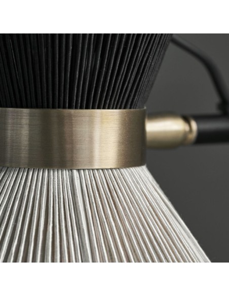 Lámpara de Mesa HDCORD, Metal Negro/Latón - House Doctor