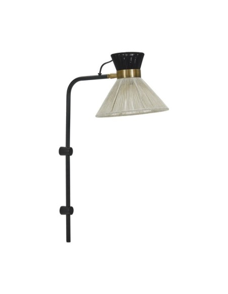 Aplique HDCORD, Metal Negro/Latón - House Doctor. Vackart. 206100402