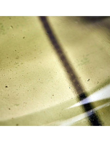 Lámpara de Mesa HDMATTE, Cristal Verde / Textil Blanco - House Doctor