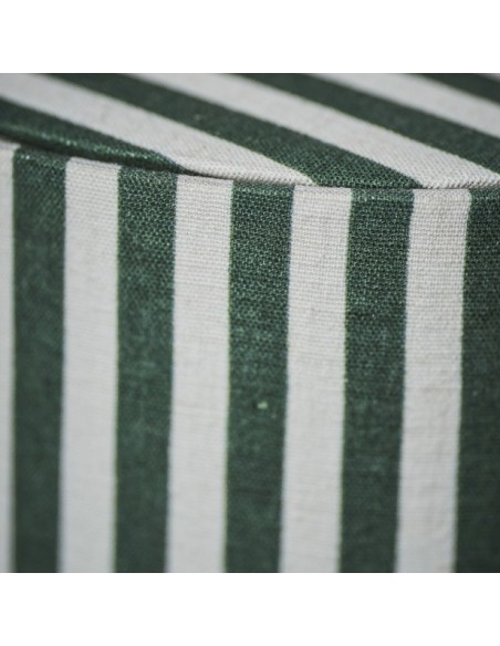 Lámpara de Mesa HDTULIP, Metal Verde / Textil Blanco - House Doctor