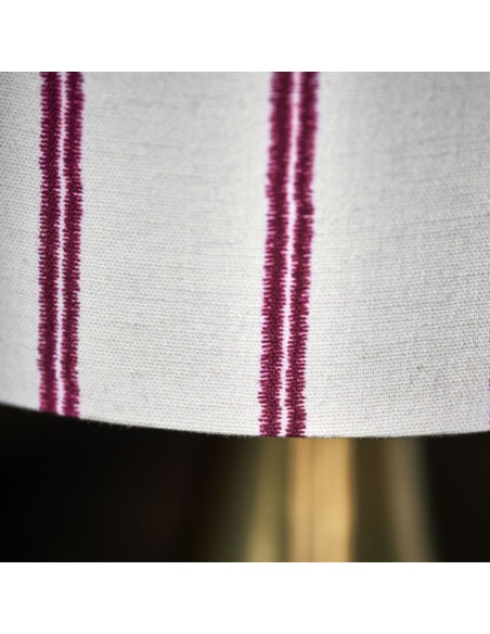 Lámpara de Mesa HDTULIP, Latón Antiguo / Textil Blanco - House Doctor