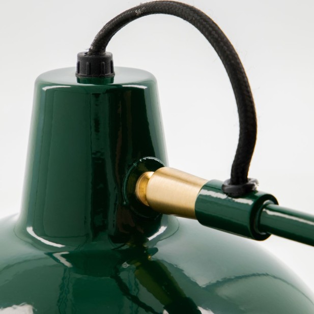 Aplique HDDesk Ø18 cm, Metal Verde -...