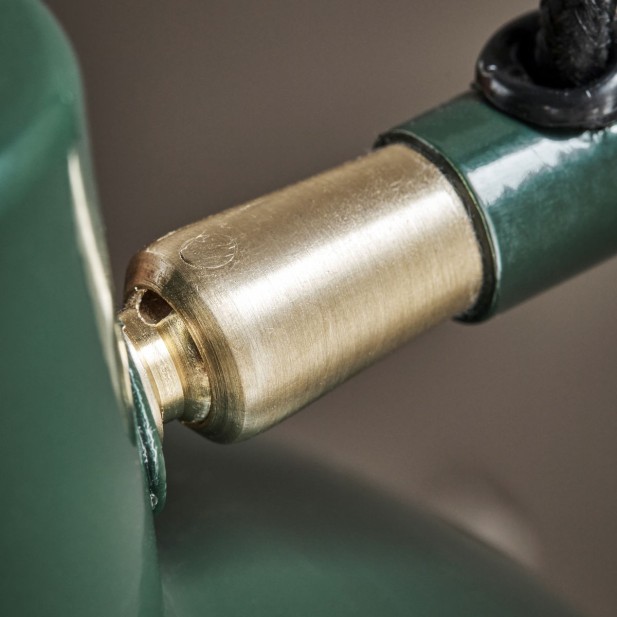 Aplique HDDesk Ø18 cm, Metal Verde -...