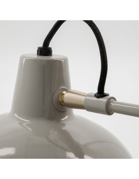 Aplique HDDesk Ø18 cm, Metal Gris - House Doctor