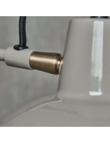 Aplique HDDesk Ø18 cm, Metal Gris - House Doctor