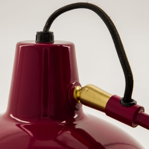 Lámpara de Mesa HDDesk, Metal Rojo -...