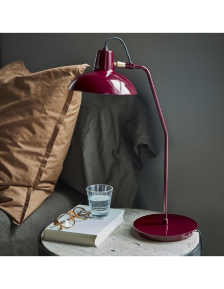 Lámpara de Mesa HDDesk, Metal Rojo - House Doctor