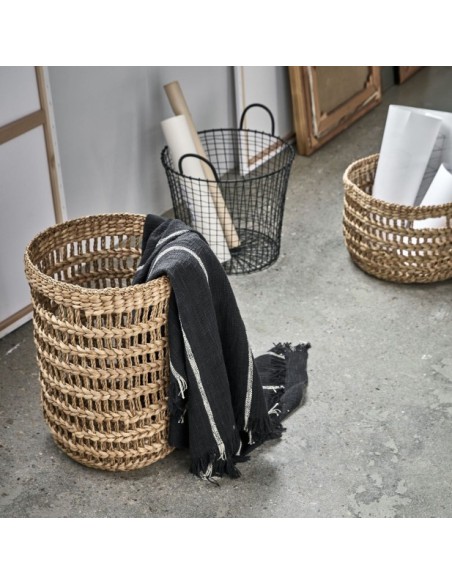 Set 2 Cestas HDRAMLA, Algas Marinas / Natural - House Doctor