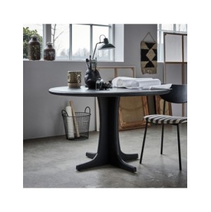 Mesa HDSHAKER Ø120 cm de Comedor, Mango Negro - House Doctor 203801043 2