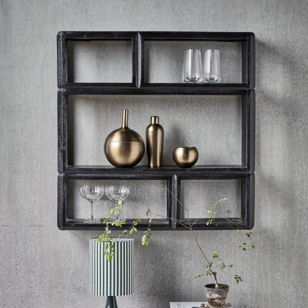 Estantería HDMONO, Mango Negro -...