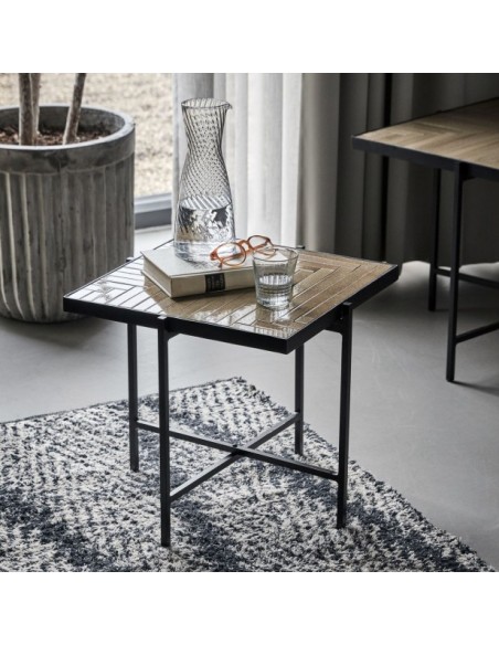 Mesa de Centro HDGRADE 43x43 cm, Beige - House Doctor