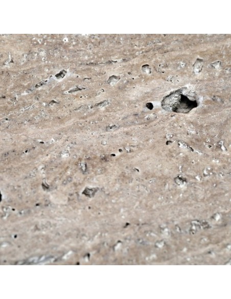 Mesa Auxiliar HDFULA, Piedra Gris / Metal Negro - House Doctor