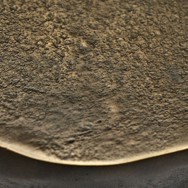 Mesa Auxiliar HDMETA, Latón Antiguo -...