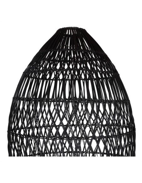 Pantalla JONESY de ratán negro para lámpara de techo