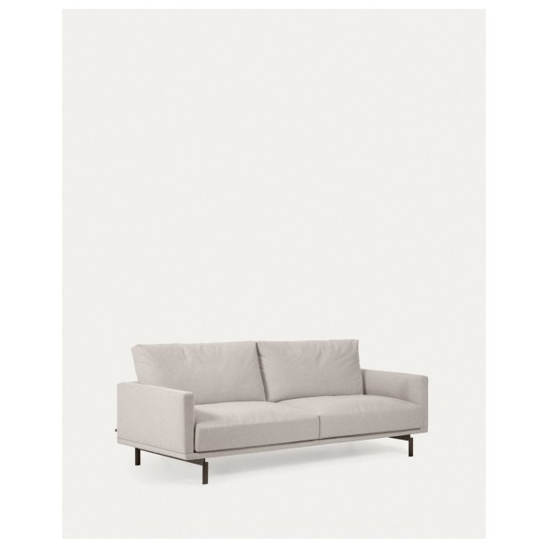 Sofá Galene 3 plazas beige 214 cm -... Sofá Galene 3 plazas beige 214 cm -...