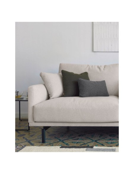 Sofá Galene 3 plazas beige 214 cm - Kave Home