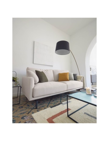 Sofá Galene 3 plazas beige 214 cm - Kave Home