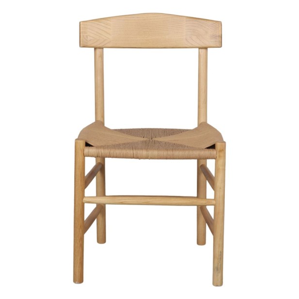 Silla MALTA, Madera Natural Fresno - Vackart - Frente Silla MALTA, Madera Natural Fresno - Vackart - Frente