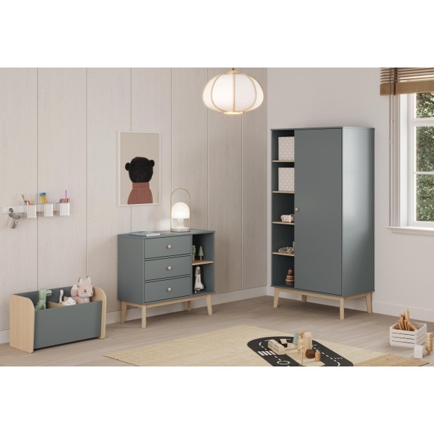 Armario FELIX 181 cm Alto, Madera...