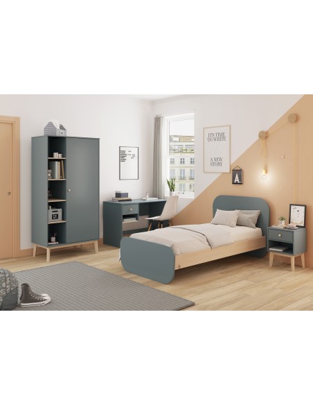 Armario FELIX 181 cm Alto, Madera Verde Caqui