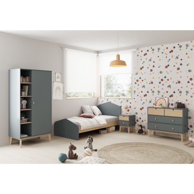 Armario FELIX 181 cm Alto, Madera...