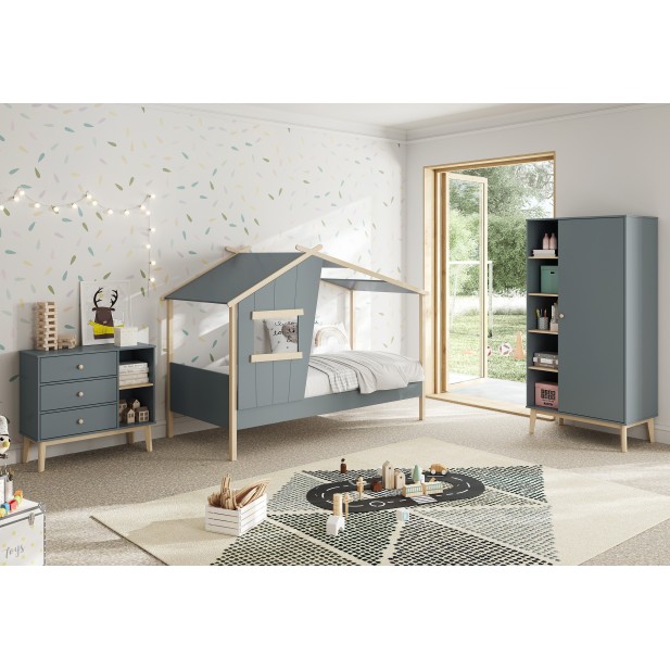 Armario FELIX 181 cm Alto, Madera...