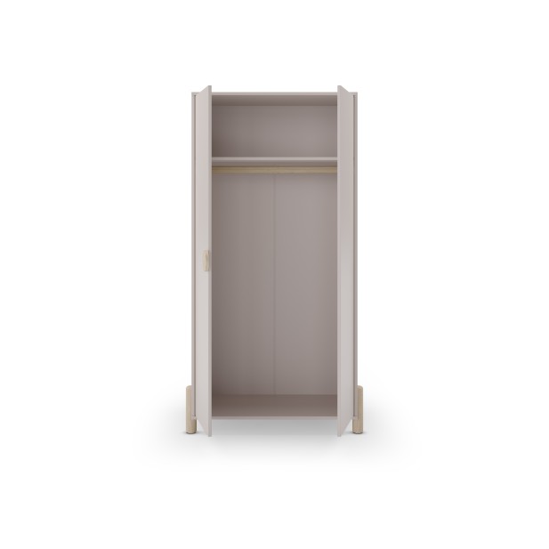 Armario LIVA 180 cm Alto, Madera Crema