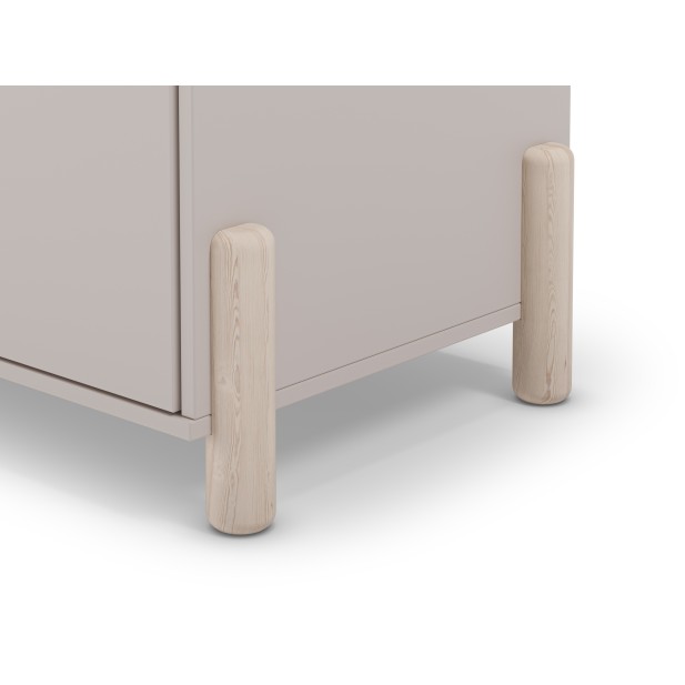 Armario LIVA 180 cm Alto, Madera Crema